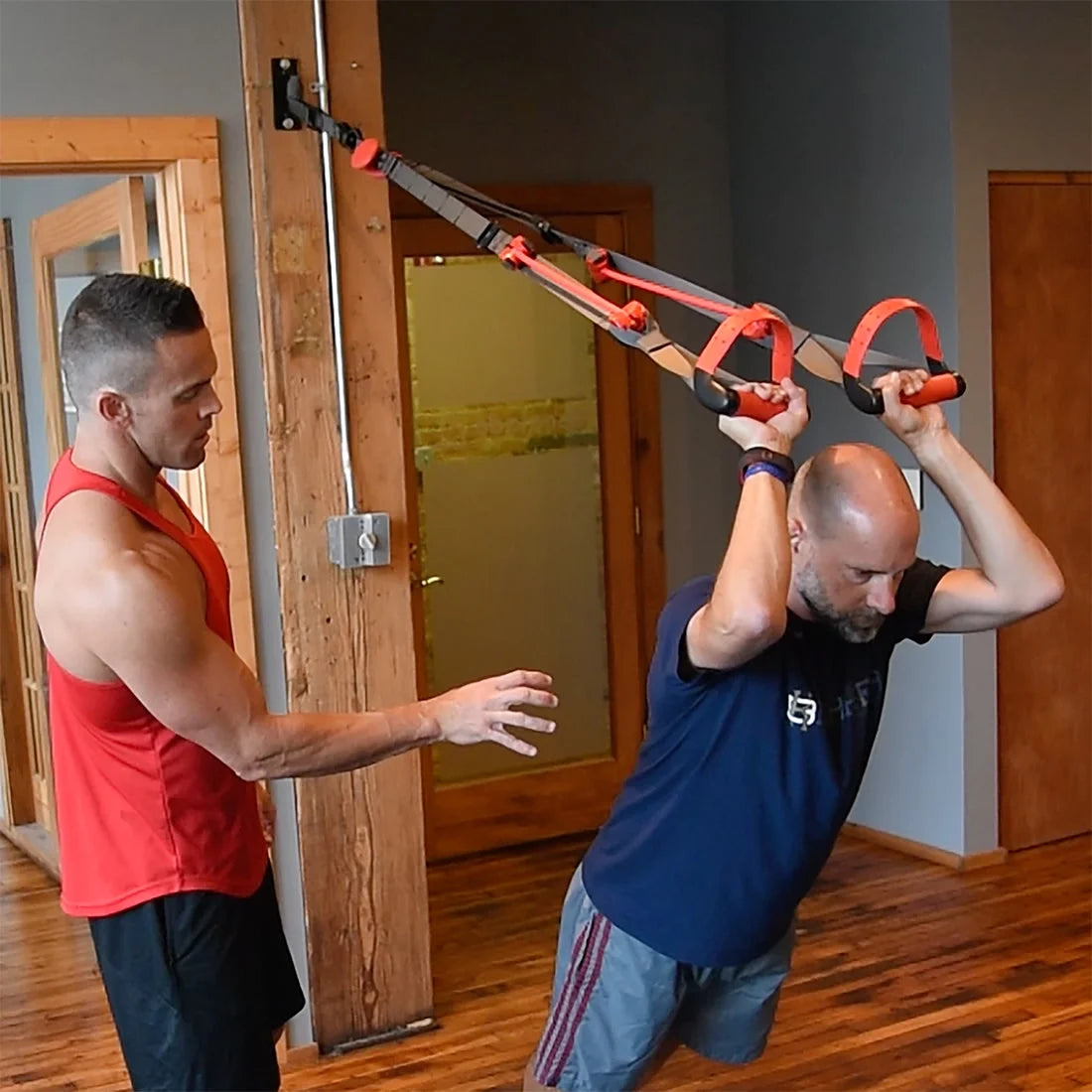 Jungle Gym Metal Mounts for Safe Bodyweight Training Workouts at Home